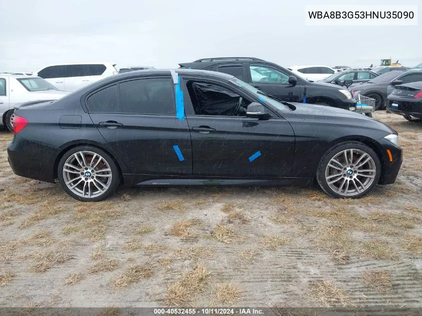 2017 BMW 340I VIN: WBA8B3G53HNU35090 Lot: 40532455