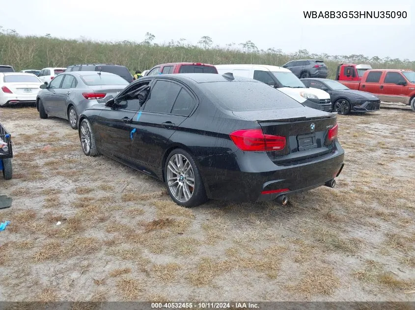 WBA8B3G53HNU35090 2017 BMW 340I