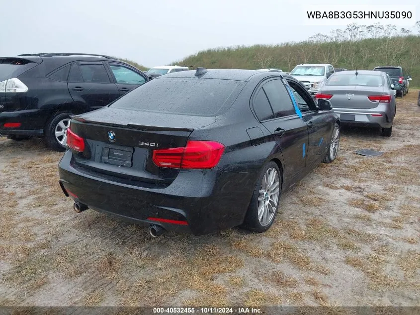 WBA8B3G53HNU35090 2017 BMW 340I