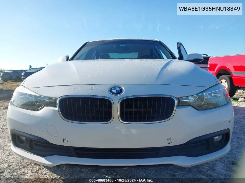 2017 BMW 320I VIN: WBA8E1G35HNU18849 Lot: 40683468