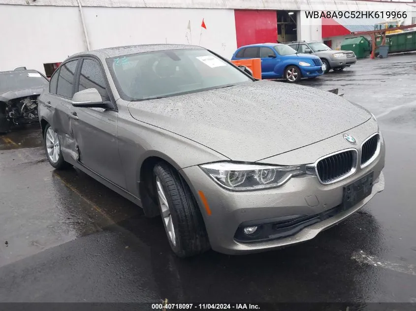 2017 BMW 320 I VIN: WBA8A9C52HK619966 Lot: 40718097