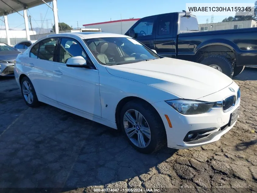 WBA8E1C30HA159345 2017 BMW 330E Iperformance