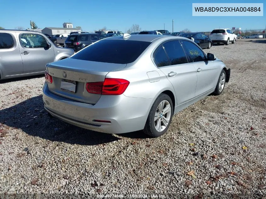 2017 BMW 330I xDrive VIN: WBA8D9C3XHA004884 Lot: 40774686