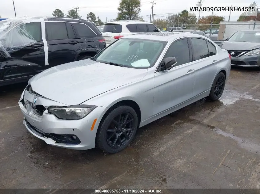 2017 BMW 330I xDrive VIN: WBA8D9G39HNU64525 Lot: 40895753