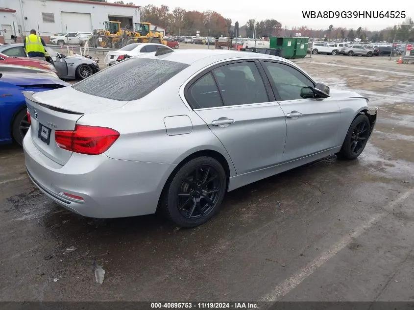 2017 BMW 330I xDrive VIN: WBA8D9G39HNU64525 Lot: 40895753