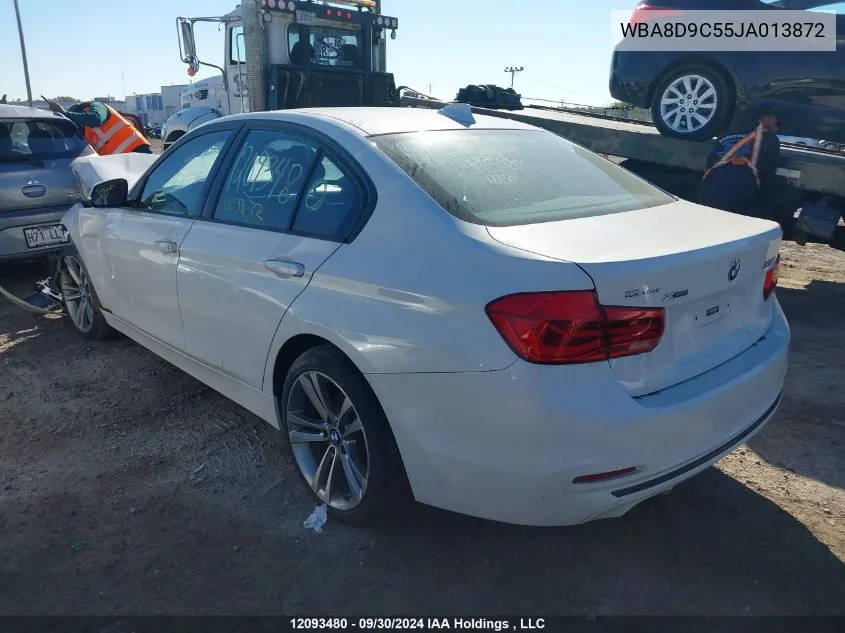 2018 BMW 3 Series VIN: WBA8D9C55JA013872 Lot: 12093480