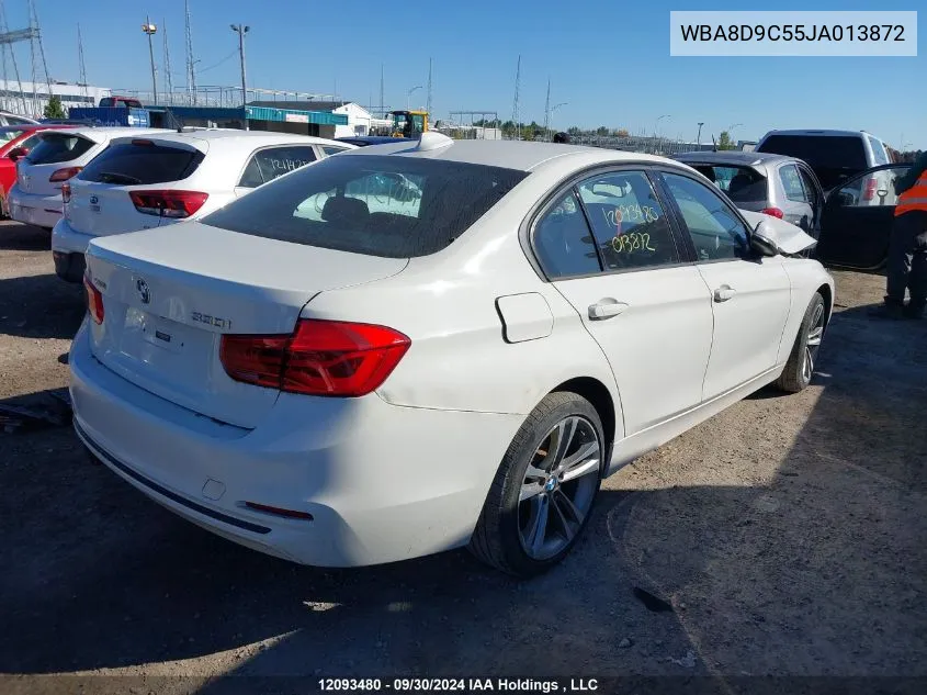 2018 BMW 3 Series VIN: WBA8D9C55JA013872 Lot: 12093480