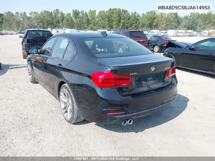 WBA8D9C58JA614953 2018 BMW 3 Series