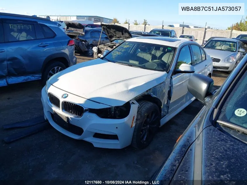 WBA8B7C51JA573057 2018 BMW 3 Series