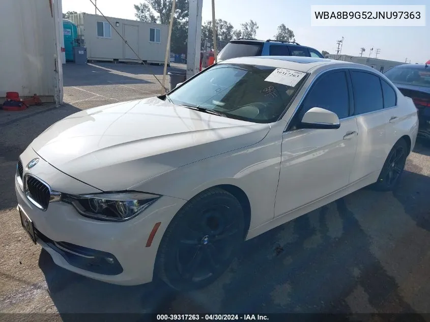 2018 BMW 330I VIN: WBA8B9G52JNU97363 Lot: 39317263