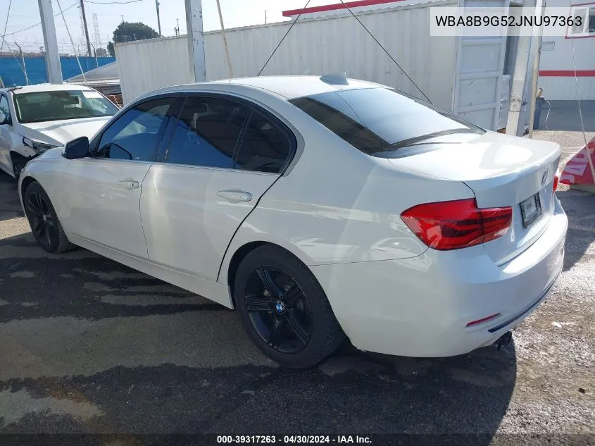 2018 BMW 330I VIN: WBA8B9G52JNU97363 Lot: 39317263