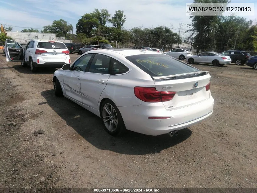 2018 BMW 330I Gran Turismo xDrive VIN: WBA8Z9C5XJB220043 Lot: 39710636