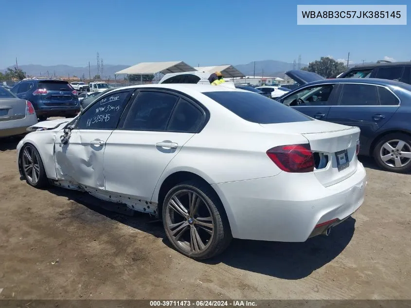 2018 BMW 340I VIN: WBA8B3C57JK385145 Lot: 39711473