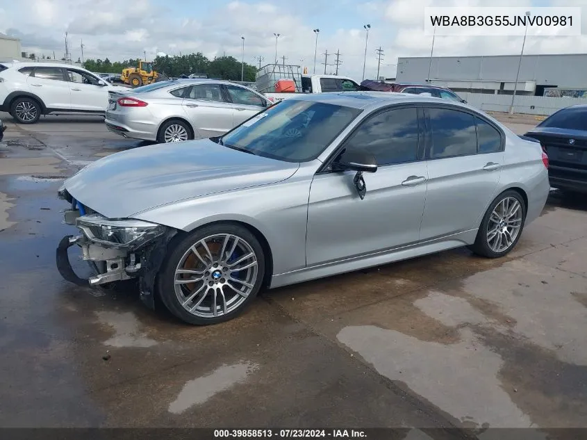 2018 BMW 340I VIN: WBA8B3G55JNV00981 Lot: 39858513