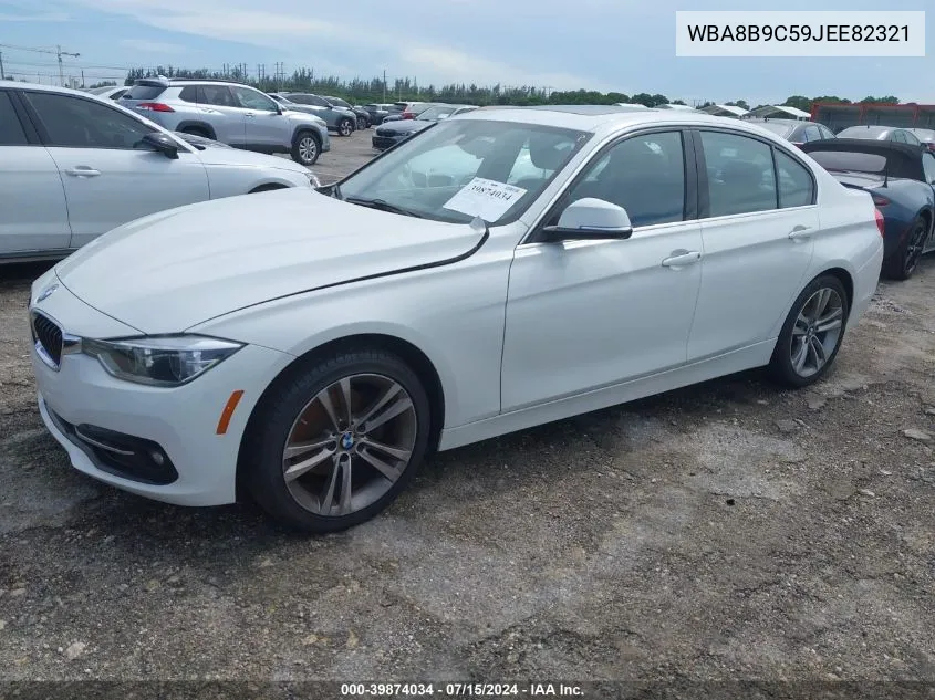 2018 BMW 330I VIN: WBA8B9C59JEE82321 Lot: 39874034