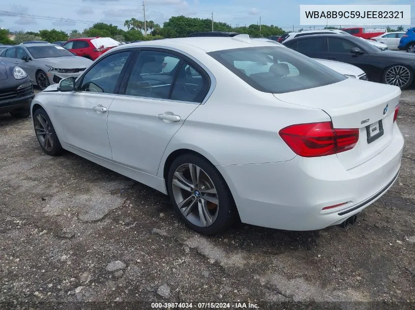 2018 BMW 330I VIN: WBA8B9C59JEE82321 Lot: 39874034