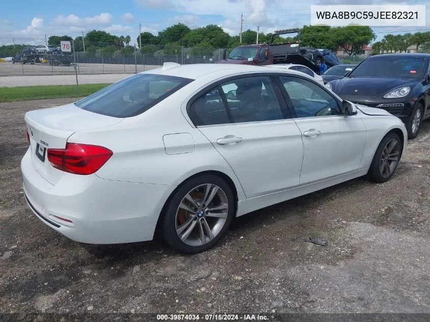 2018 BMW 330I VIN: WBA8B9C59JEE82321 Lot: 39874034