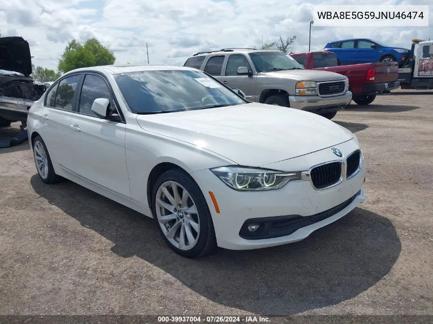 2018 BMW 320I xDrive VIN: WBA8E5G59JNU46474 Lot: 39937004