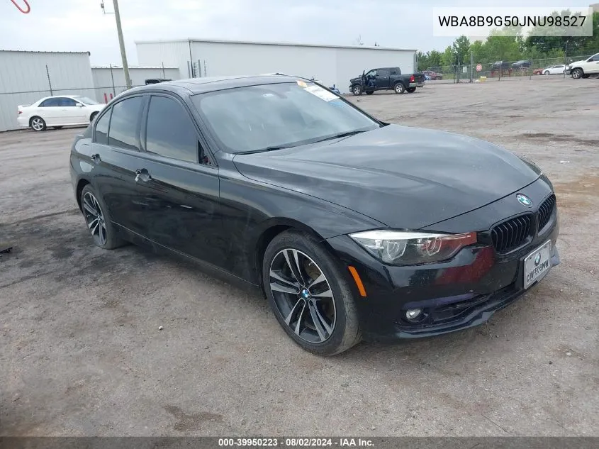 2018 BMW 330I VIN: WBA8B9G50JNU98527 Lot: 39950223