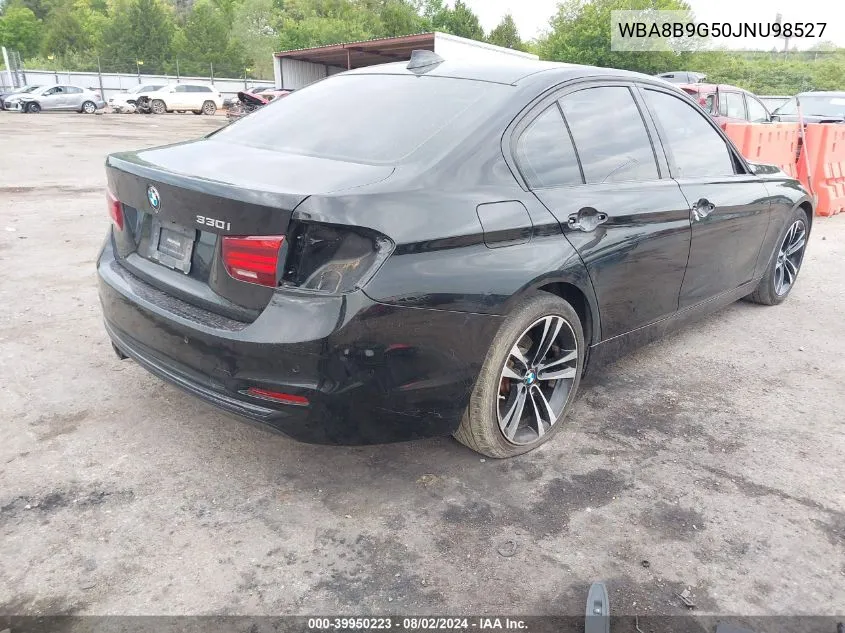 2018 BMW 330I VIN: WBA8B9G50JNU98527 Lot: 39950223