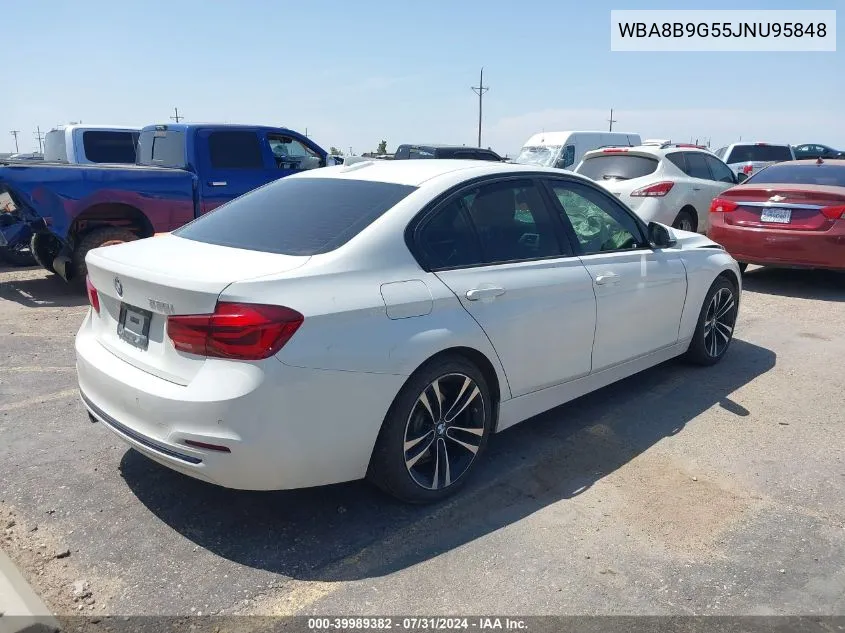 2018 BMW 330I VIN: WBA8B9G55JNU95848 Lot: 39989382