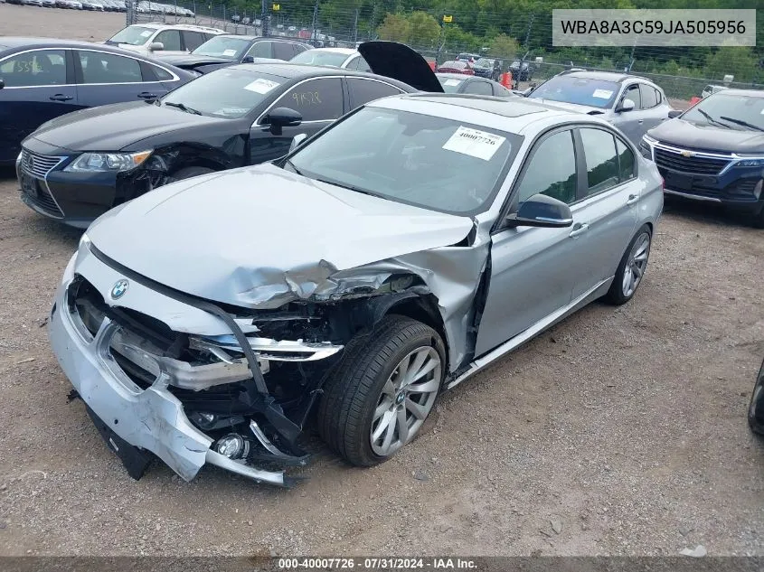 WBA8A3C59JA505956 2018 BMW 320I xDrive