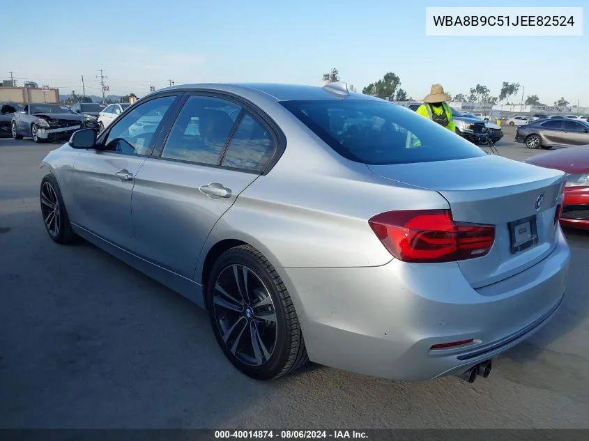 WBA8B9C51JEE82524 2018 BMW 330I