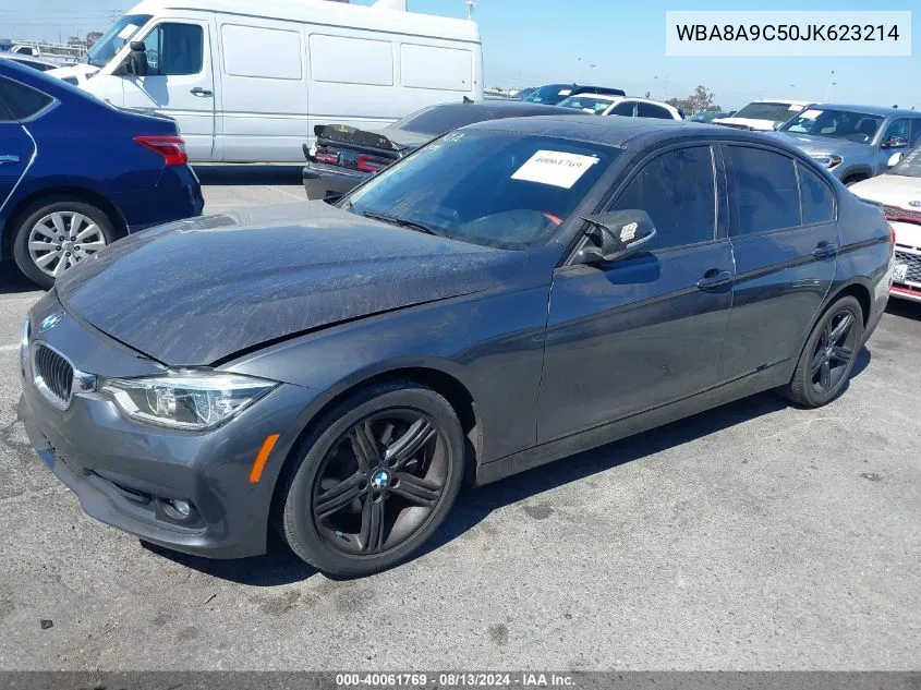 2018 BMW 320I VIN: WBA8A9C50JK623214 Lot: 40061769