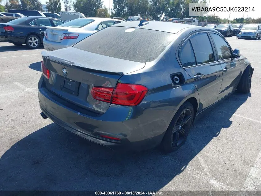 2018 BMW 320I VIN: WBA8A9C50JK623214 Lot: 40061769