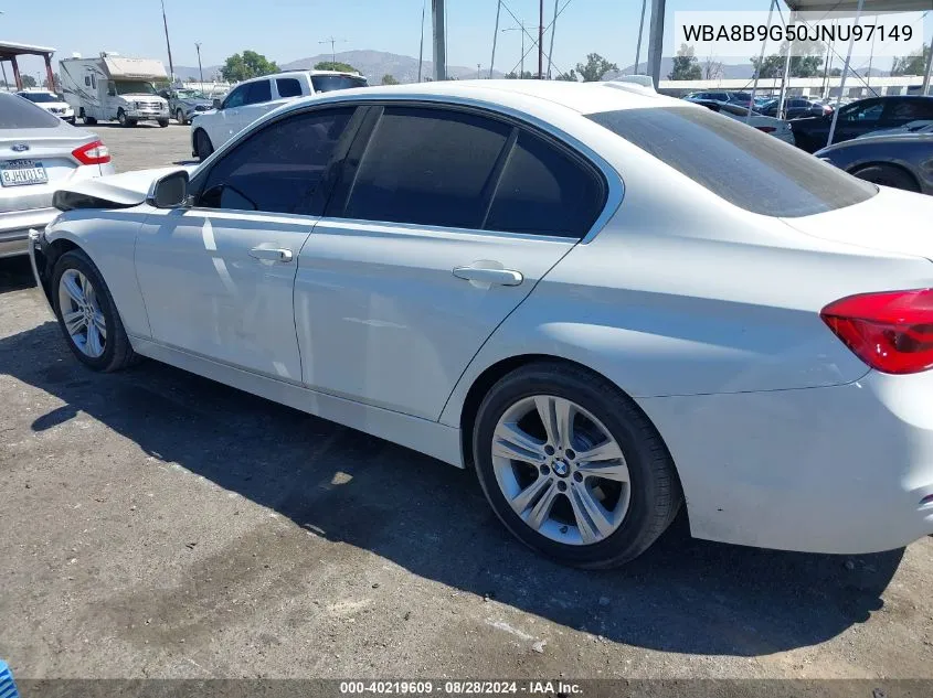 2018 BMW 330I VIN: WBA8B9G50JNU97149 Lot: 40219609