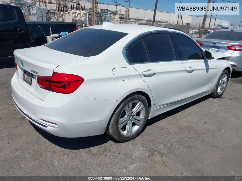 2018 BMW 330I VIN: WBA8B9G50JNU97149 Lot: 40219609