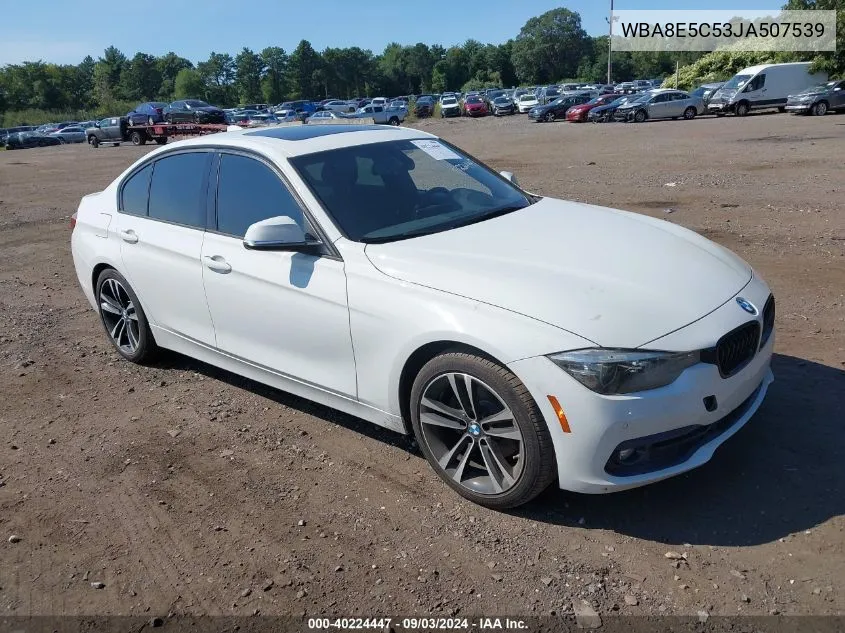 2018 BMW 328D VIN: WBA8E5C53JA507539 Lot: 40224447