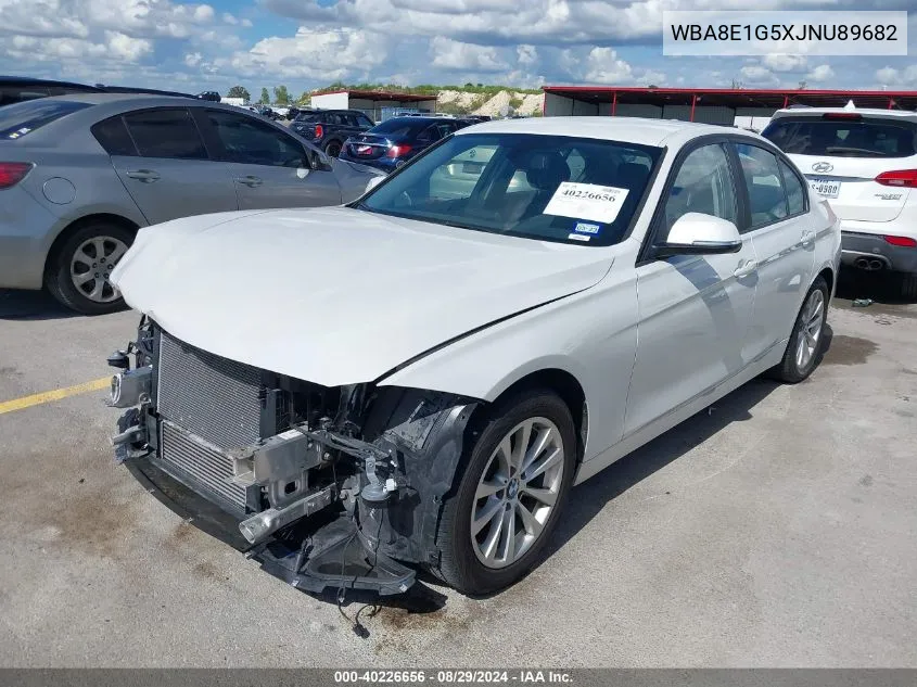 2018 BMW 320I VIN: WBA8E1G5XJNU89682 Lot: 40226656