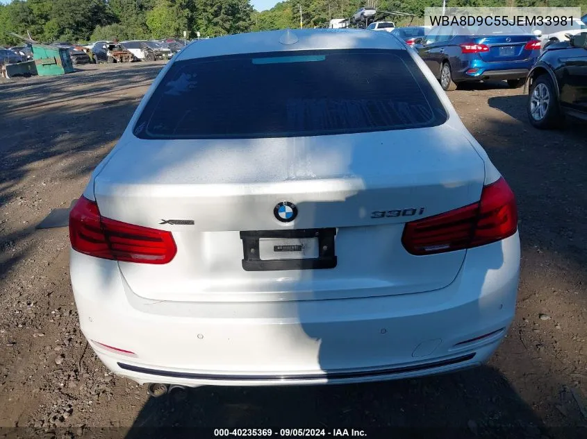 2018 BMW 330 Xi VIN: WBA8D9C55JEM33981 Lot: 40235369