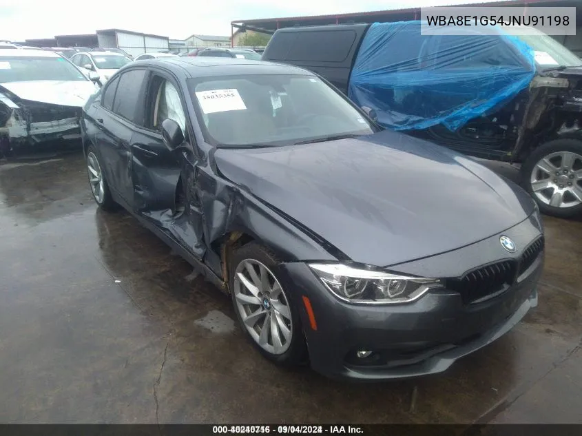 2018 BMW 320I VIN: WBA8E1G54JNU91198 Lot: 40240716