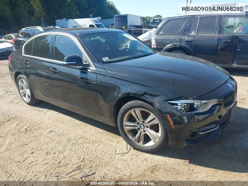 2018 BMW 330I xDrive VIN: WBA8D9G54JNU68280 Lot: 40268257