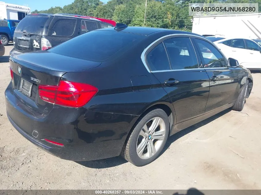 2018 BMW 330I xDrive VIN: WBA8D9G54JNU68280 Lot: 40268257