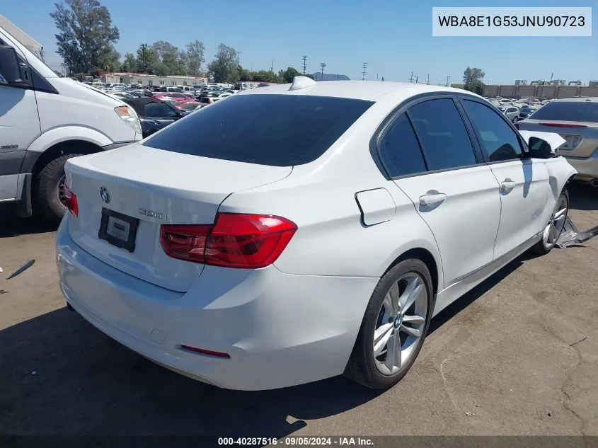 2018 BMW 320I VIN: WBA8E1G53JNU90723 Lot: 40287516