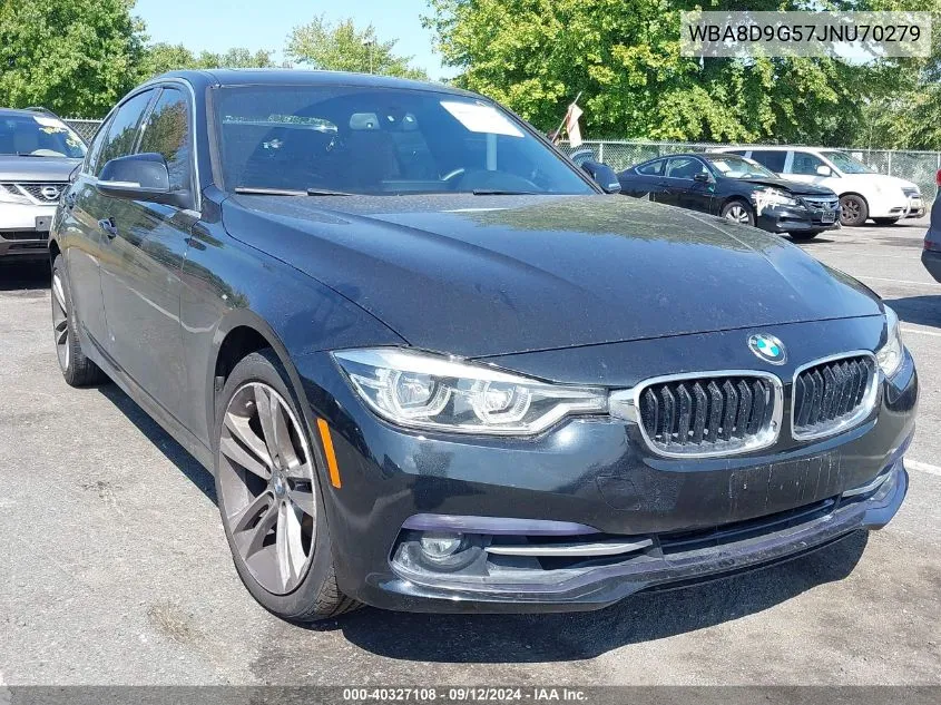 2018 BMW 330 Xi VIN: WBA8D9G57JNU70279 Lot: 40327108