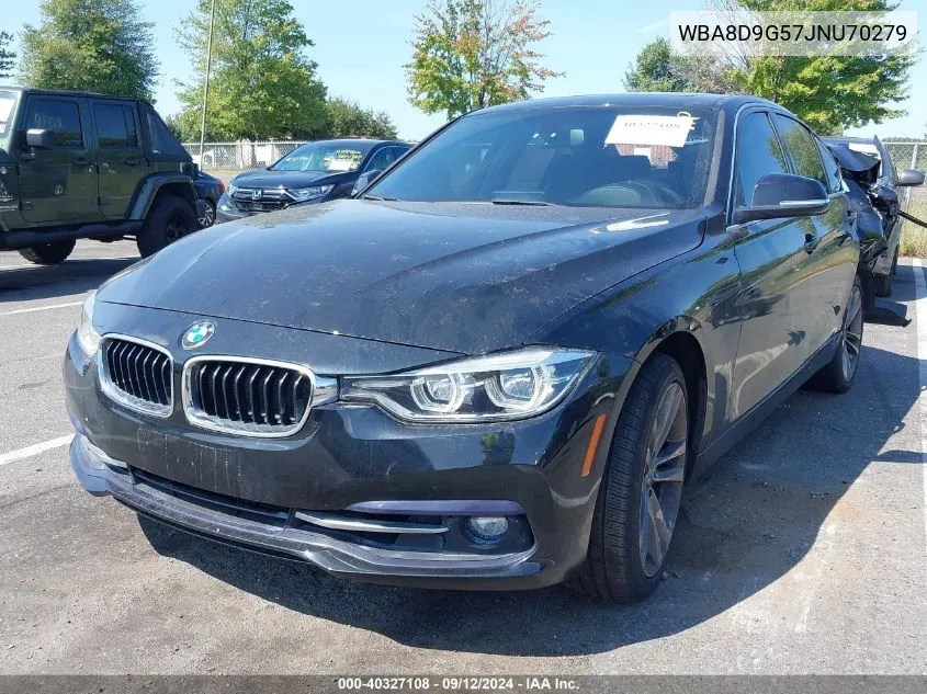 2018 BMW 330 Xi VIN: WBA8D9G57JNU70279 Lot: 40327108