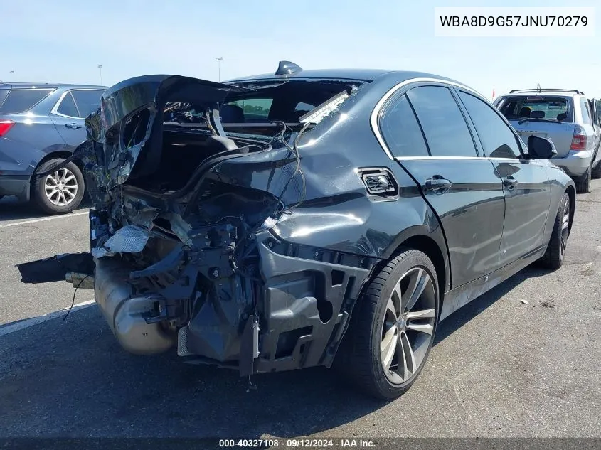 2018 BMW 330 Xi VIN: WBA8D9G57JNU70279 Lot: 40327108