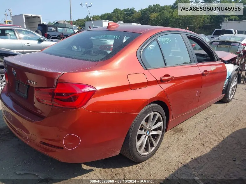 2018 BMW 320 Xi VIN: WBA8E5G50JNU45956 Lot: 40328860