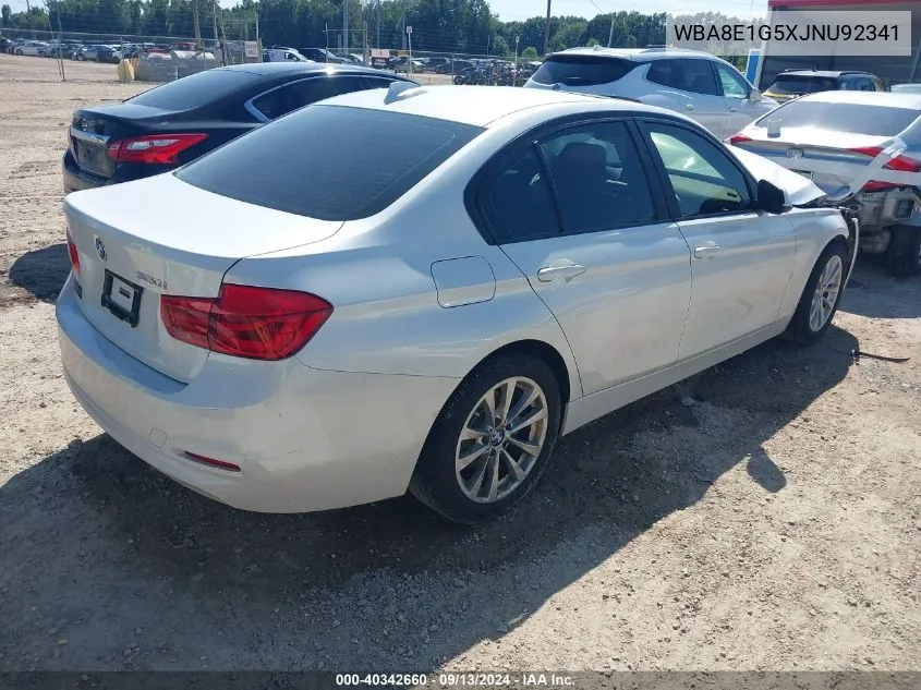 2018 BMW 320I VIN: WBA8E1G5XJNU92341 Lot: 40342660