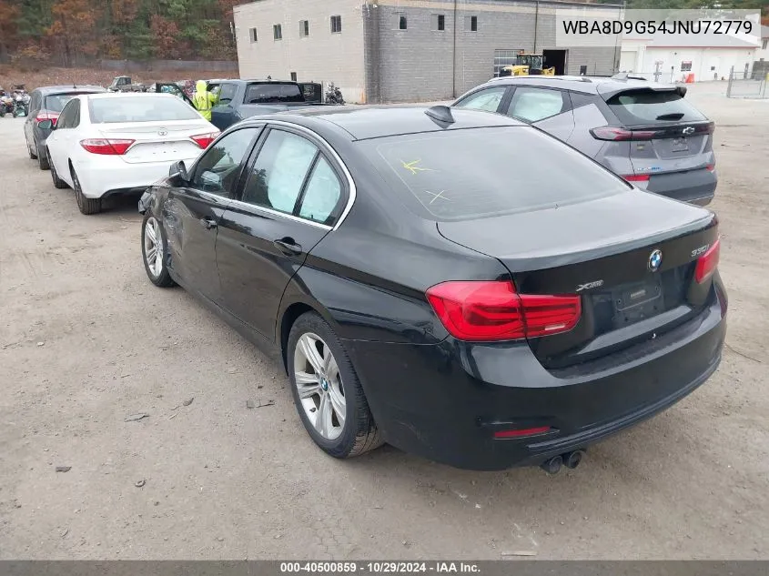 2018 BMW 330I xDrive VIN: WBA8D9G54JNU72779 Lot: 40500859