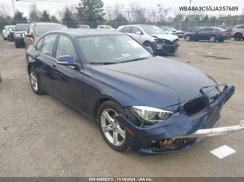 2018 BMW 320I xDrive VIN: WBA8A3C55JA357689 Lot: 40855272