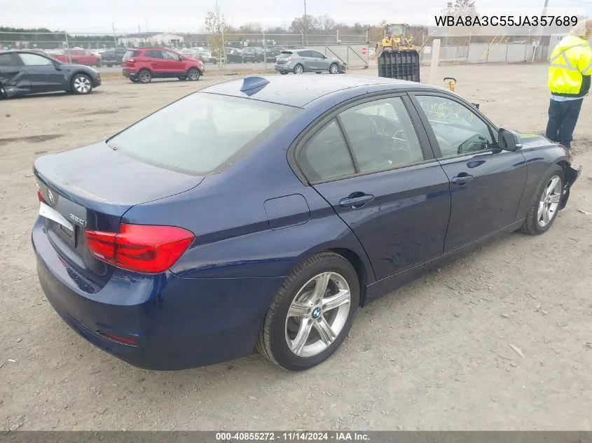 2018 BMW 320I xDrive VIN: WBA8A3C55JA357689 Lot: 40855272