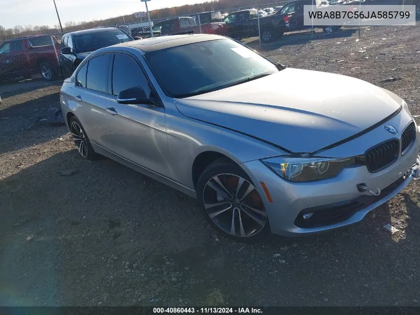 2018 BMW 340I xDrive VIN: WBA8B7C56JA585799 Lot: 40860443