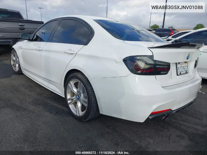 2018 BMW 340I VIN: WBA8B3G5XJNV01088 Lot: 40869272