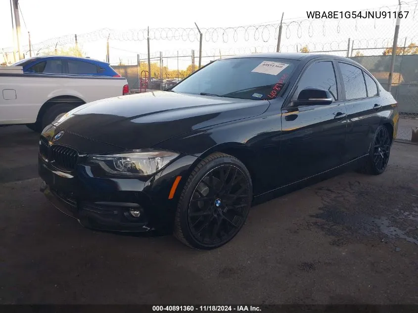 2018 BMW 320I VIN: WBA8E1G54JNU91167 Lot: 40891360