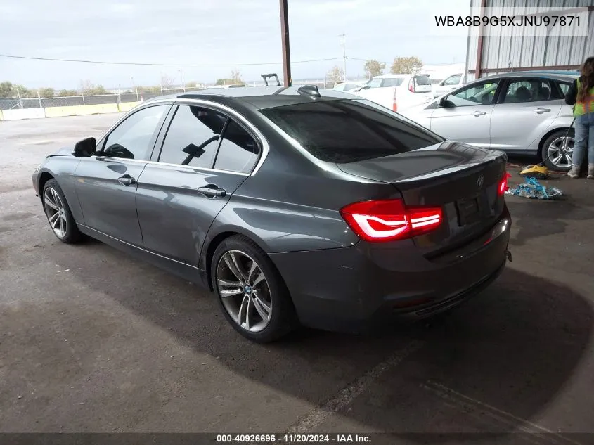 2018 BMW 330I VIN: WBA8B9G5XJNU97871 Lot: 40926696